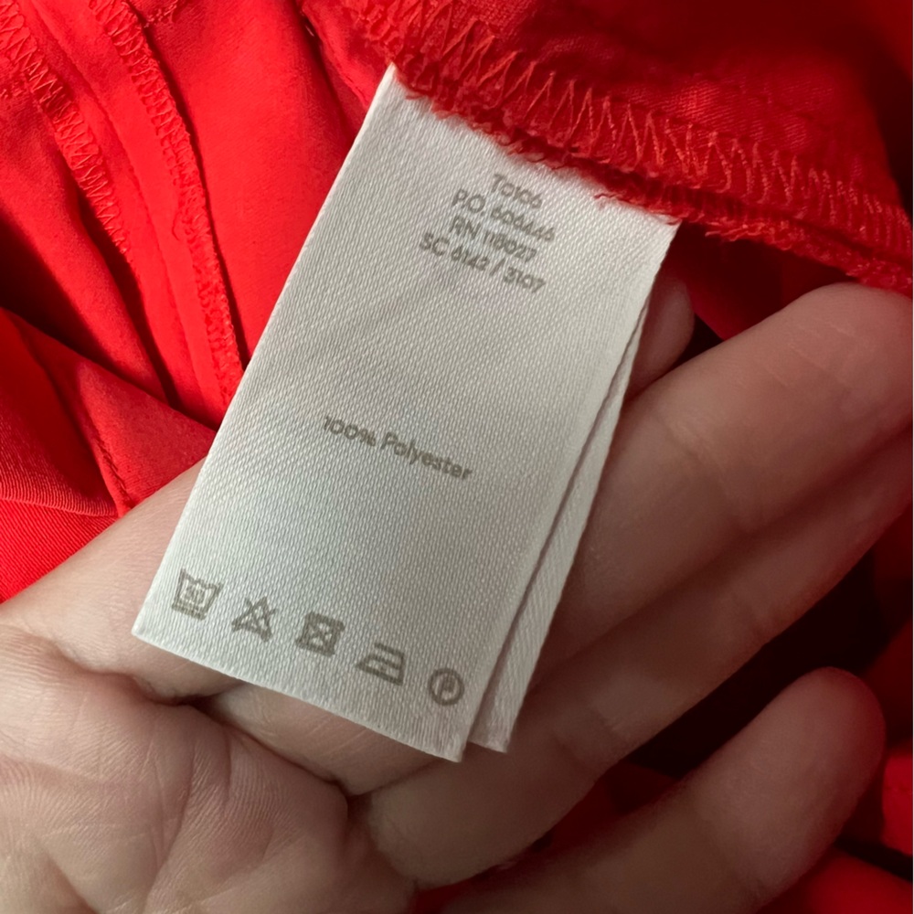Boden Pants Womens 8R Orange Melina Tapered Leg Trouser Dress Pants Paperbag - Picture 7 of 8